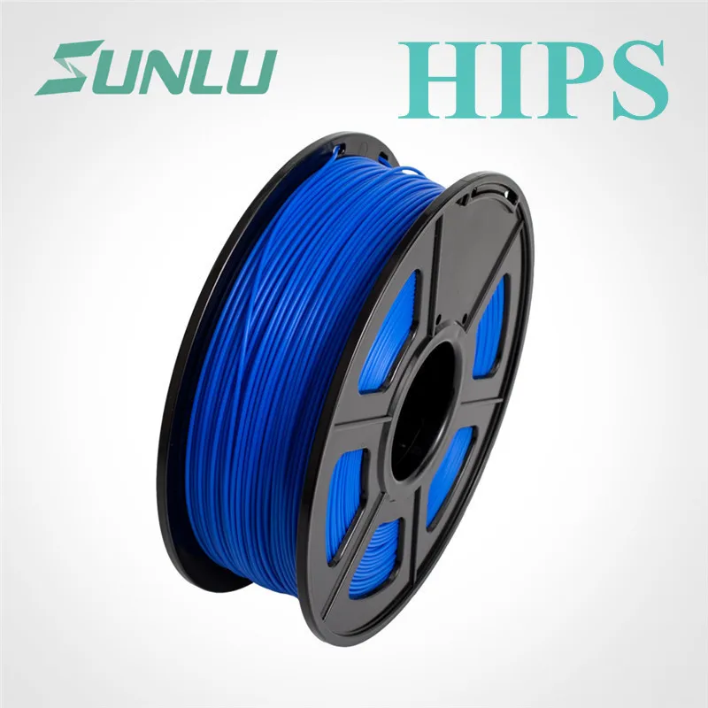 

3D Printer Filament HIPS 6 Colors 3.00mm Need Heating Device HIPS 3D Filament Melt in Limonene 100% No Bubble 3D HIPS Filament