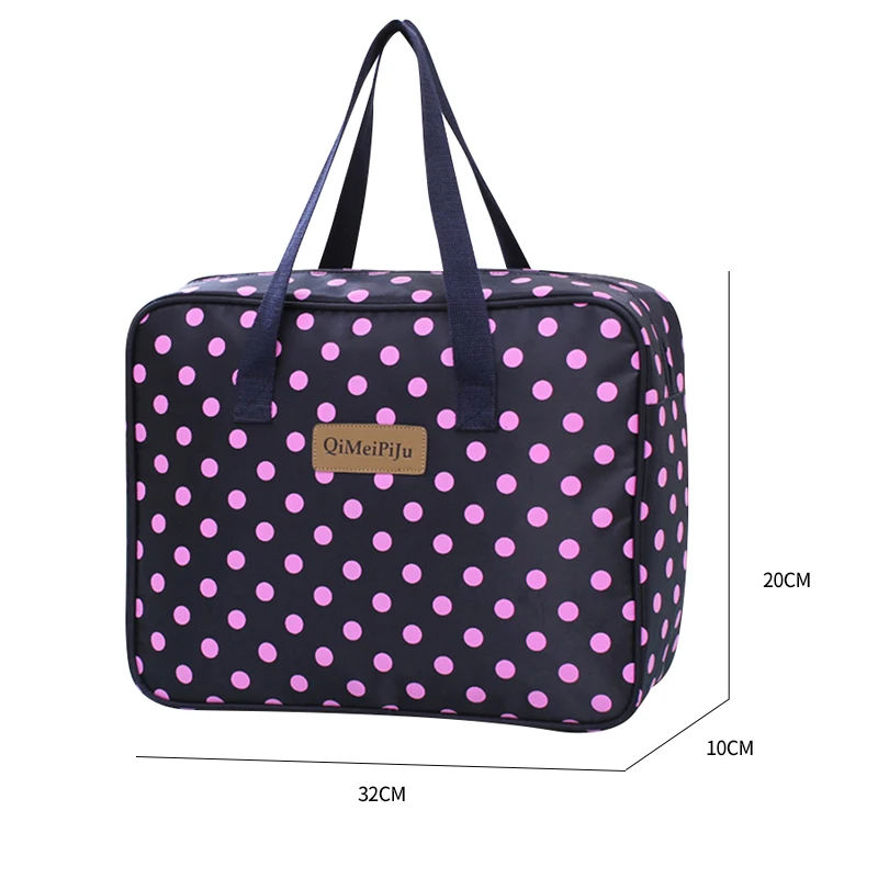 Fashion Ladies Womens Polka Dot Maternity Day Overnight Bag Travel Hand Luggage 
