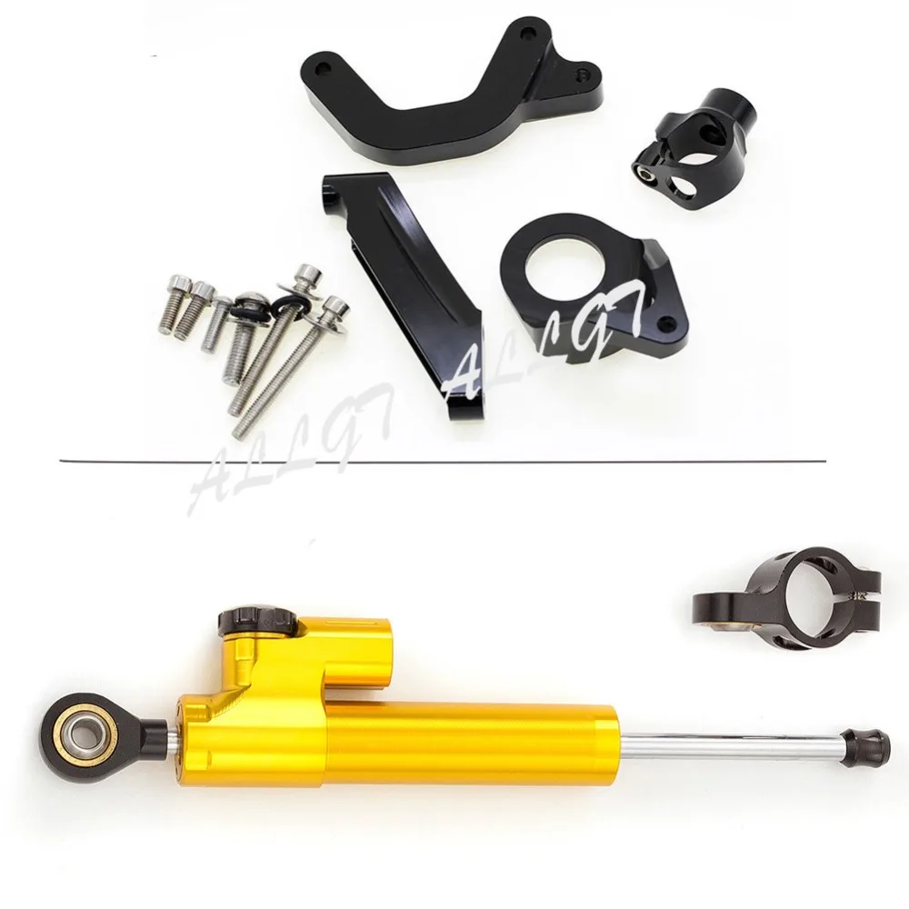 

CNC Steering Damper Stabilizer Bracket Set for Suzuki GSXR1000 2009 2010 2011 2012 2013 2014 2015