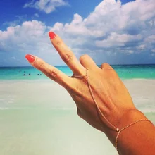 Летний браслет кристалл раба браслет для женщин ручной цепи