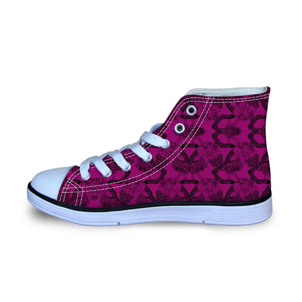 

Heart Health Awareness Heres my heart navy white gold2 Children's High-Top Canvas Shoes Halloween Christmas gift