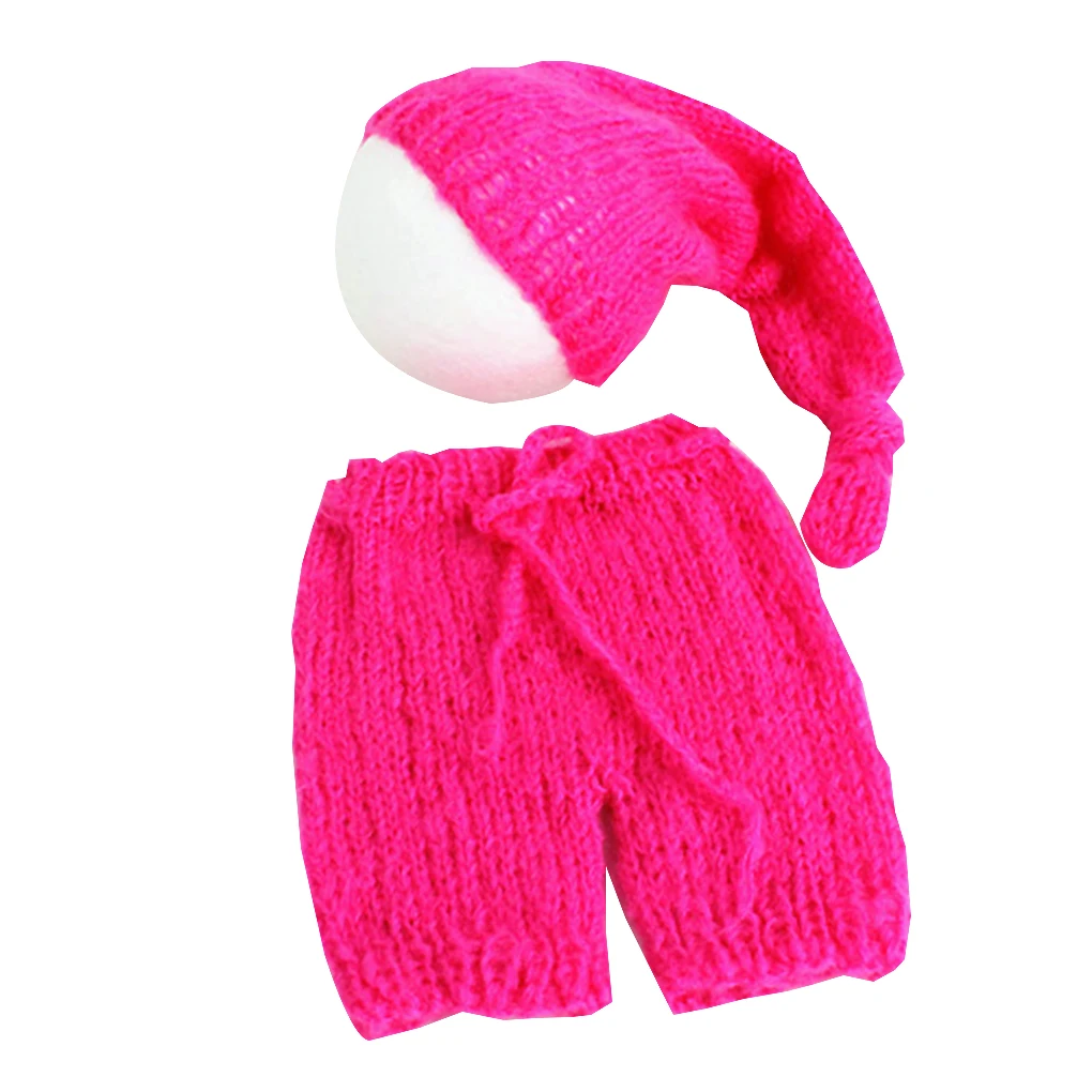 Мохер для вязания крючком Детский костюм для фотосессии новорожденных девочек и мальчиков реквизит для фотосессии Аксессуары для младенцев наряды шляпа детские подарки для душа - Цвет: 10