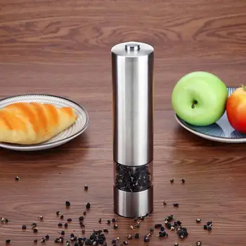 

Automatic Stainless Steel Electric Pressing Pepper Muller Grinder Spice Sauce Mill Grinding Seasoning Grinding Kitchen Tools