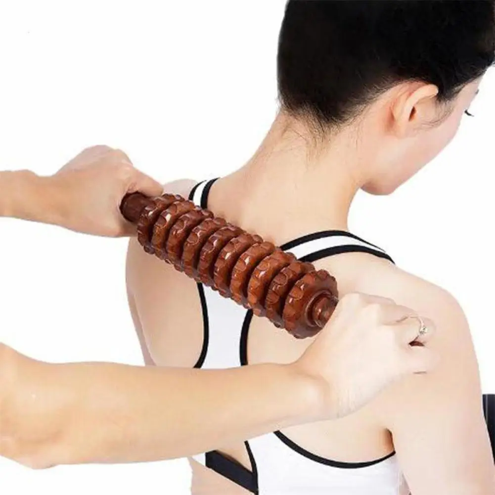 BellyLady masaj aletleri Wooden roller Massager Massage Stick Muscle