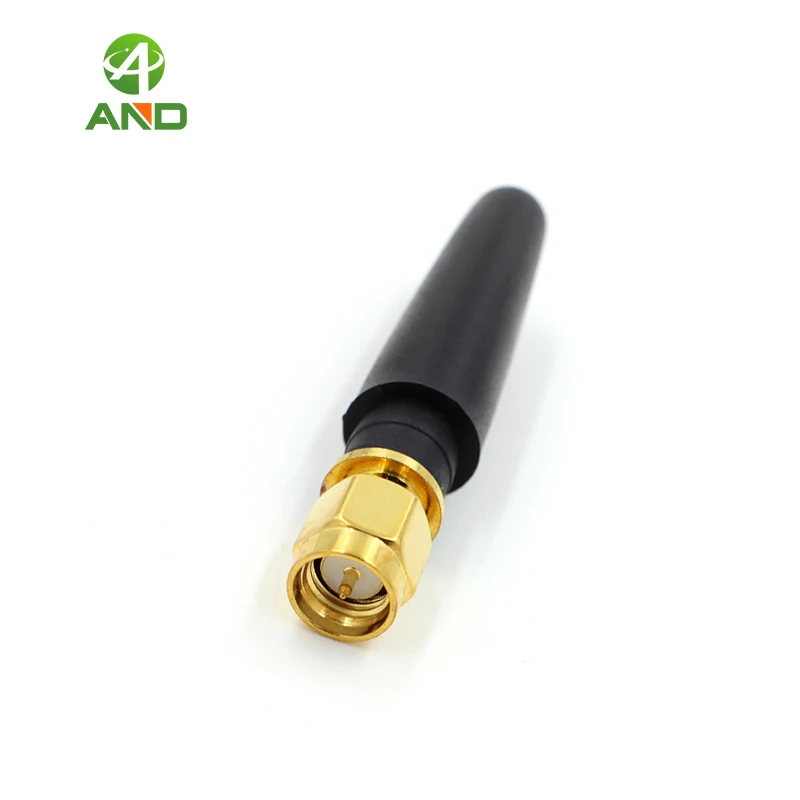2 dBi четырехдиапазонная 850/900/1800/1900 МГц SMA Мужская прямая 5 см GSM GPRS антенна резиновая