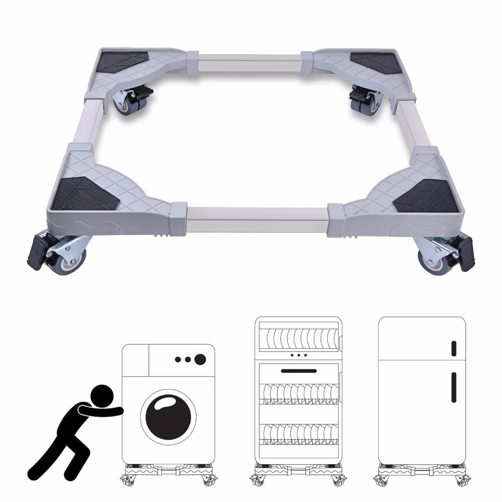 Removable Universal Roller Washing Machine Refrigerator Base Stand ...