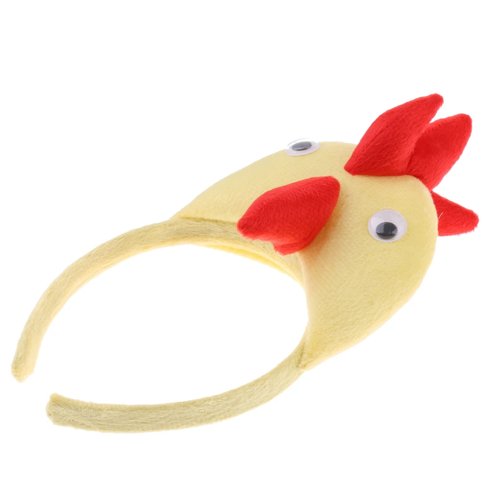3pcs/set Unisex Kids Little Chick Headband Tail Bow Tie Costume Accessory Fancy Dress Boys Girls Cosplay Props