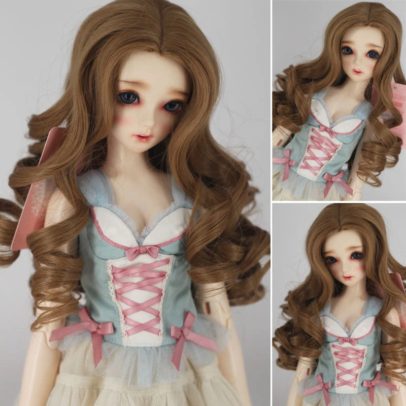 SD кукла Мода 60 см длинные волосы с воздушной челкой подходит для BJD кукольные волосы куклы аксессуары