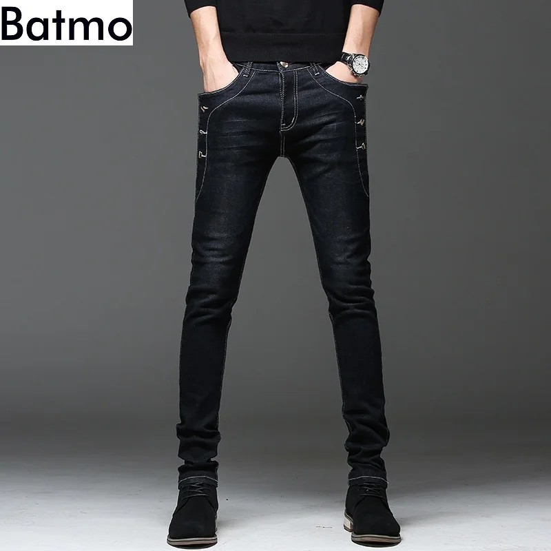 Batmo 2019 new arrival high quality casual slim jeans men ,men's pencil pants ,skinny jeans men 8905 Batmo 2019 new arrival high quality casual slim jeans men ,men's pencil pants ,skinny jeans men 8905