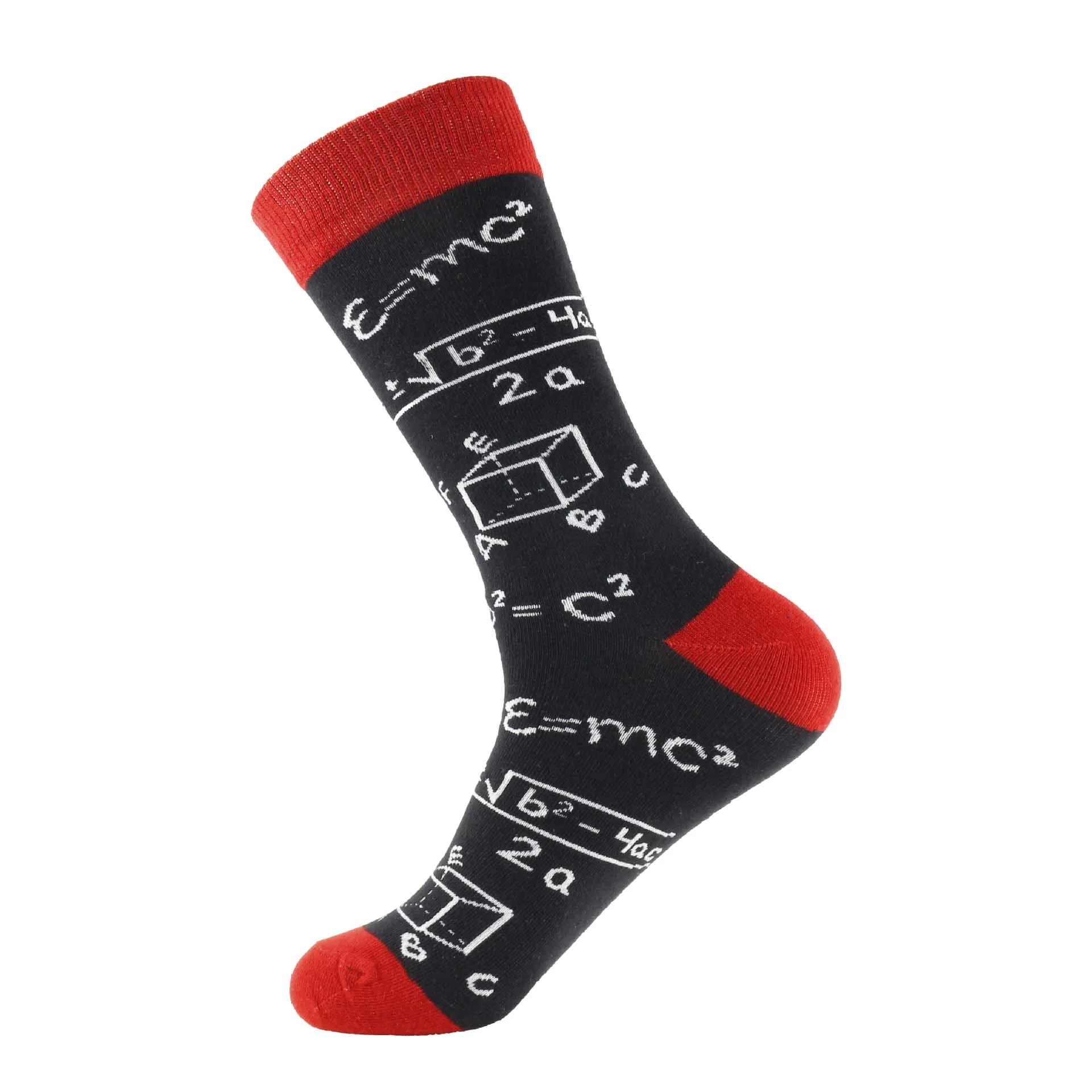 Модные уличные мужские носки в стиле Харадзюку в стиле хип-хоп из чесаного хлопка креативные Повседневные носки для скейтеров - Цвет: 1