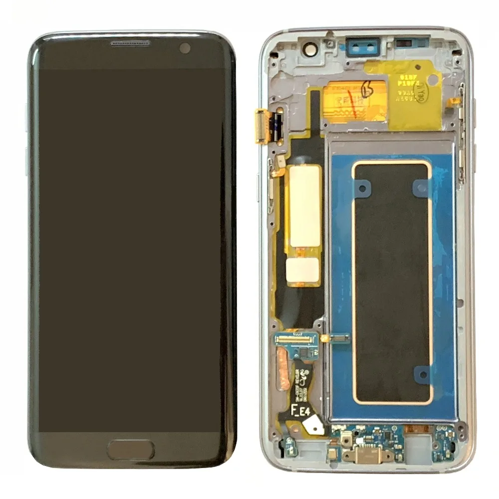 Для samsung Galaxy S7 EDGE G935 G935F Super AMOLED ЖК-дисплей + сенсорный экран дигитайзер сборка