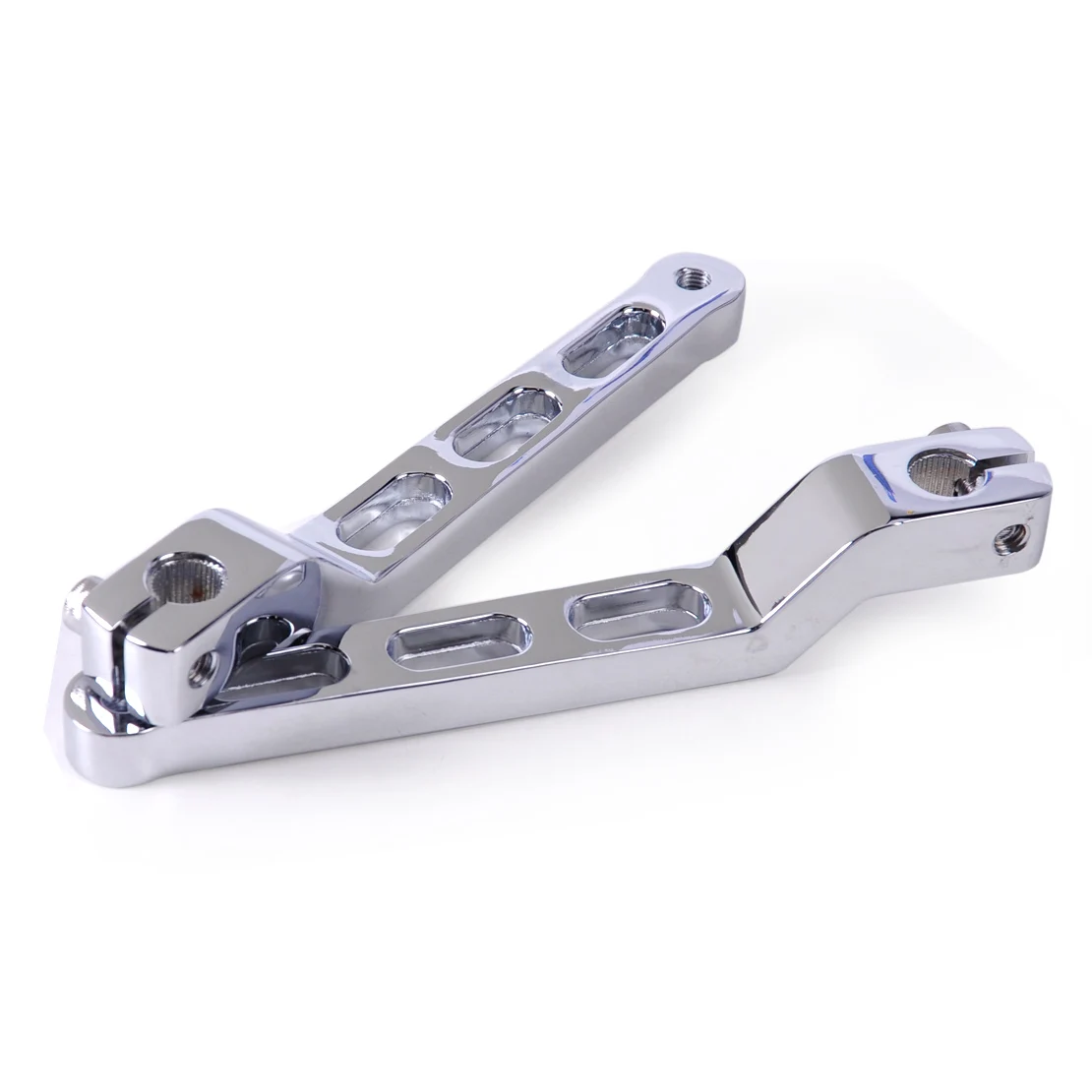 DWCX Heel Toe Shifter Arms Set Chrome Plated Gear Shift Lever for