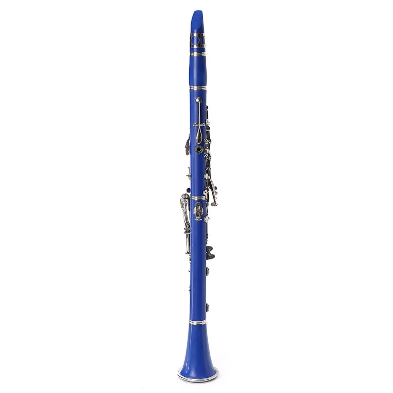 1 компл. 17 ключ никелированный многоцветный кларнет с тростником мундштук чехол Чехол Коробка для духовых музыкальных инструментов Lover Beginner