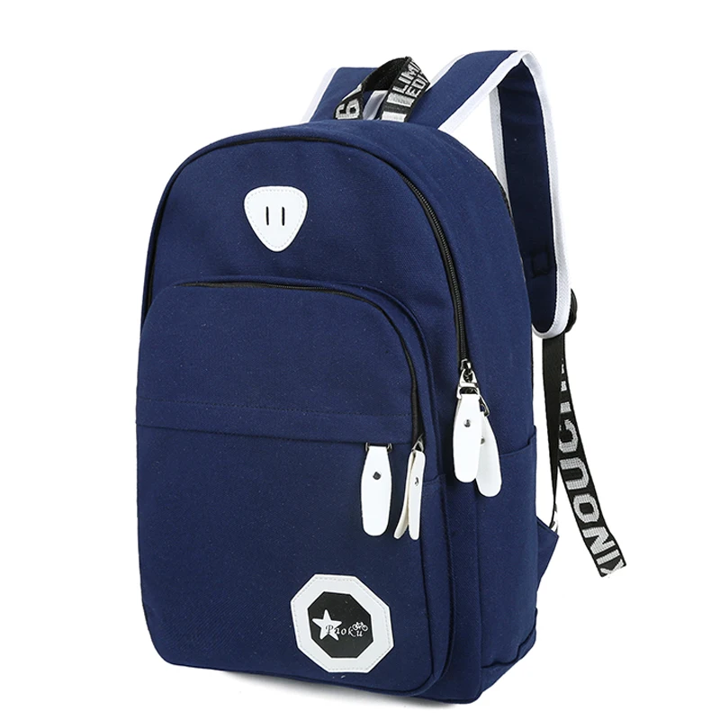 2017 Preppy Style Women Girls Backpack Teenagers Men Casual Travel Bag