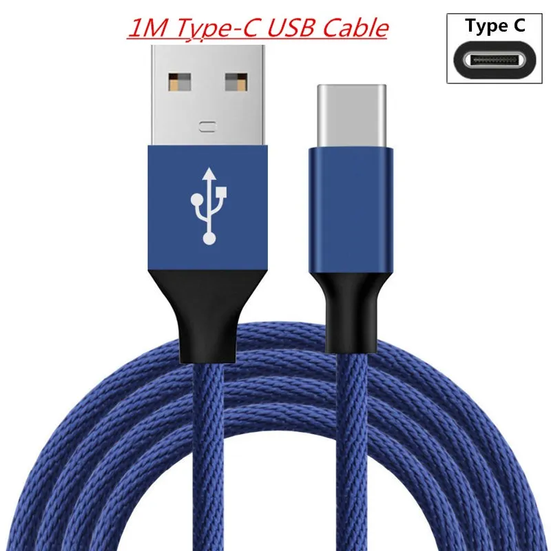 Быстрая зарядка 3,0 USB зарядное устройство QC3.0 USB быстрая зарядка USB зарядное устройство для Xiaomi Mi 9 8 samsung s10 s9 s8 huawei sony 10 XA3 XA - Цвет: blue USB Cable