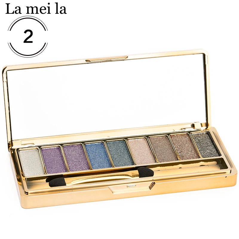The New Ultra sparkling diamond eyeshadow professional stage eye make up 9 color eyeshadow