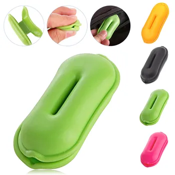 

Silicone Mini Earphone Holder Carrying Hard Case Winder Stretch Earbud Storage Cable Winder Wire Organizer 2019