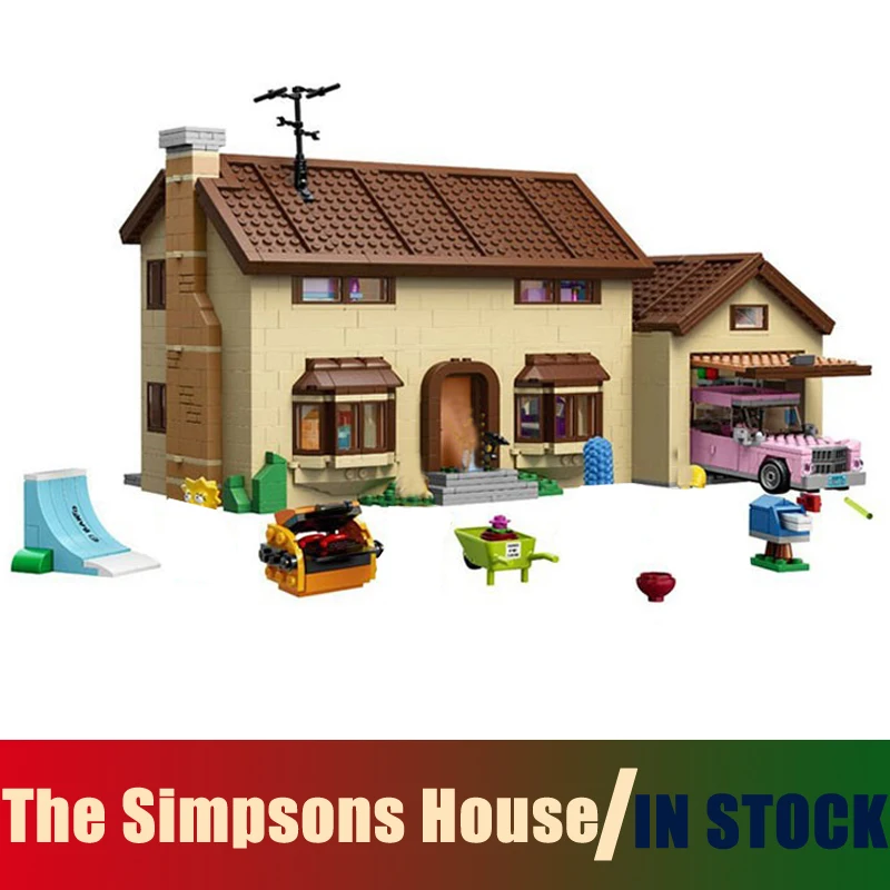 

Compatible Lego THE Simpsons Series 71006 Models Building Toy The Simpsons House 2575pcs 16005 Building Blocks Toys & Hobbies