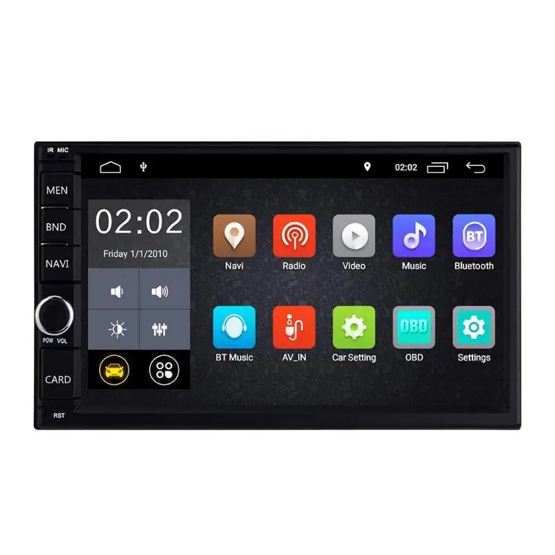 Cheap Universal 2Din Car Radio 7" HD Autoradio Android 6.0 2G+16G Multimedia Player WiFi GPS Audio Car Stereo MP5 Bluetooth USB FM 13