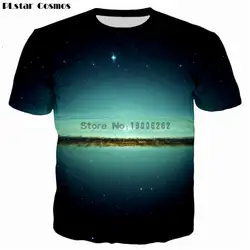 Plstar Космос 3D принт звезды Туманность Crewneck футболки пространство Galaxy земля 3D футболка Для мужчин/Для женщин Harajuku футболка падение доставка
