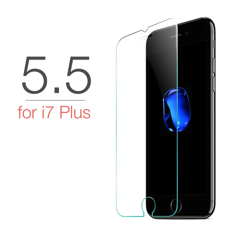 

Premium Screen Protector For iphone6 6s 7 8 Plus X Temepered Glass For iphone4 4s 5 5S SE +Clean Kits