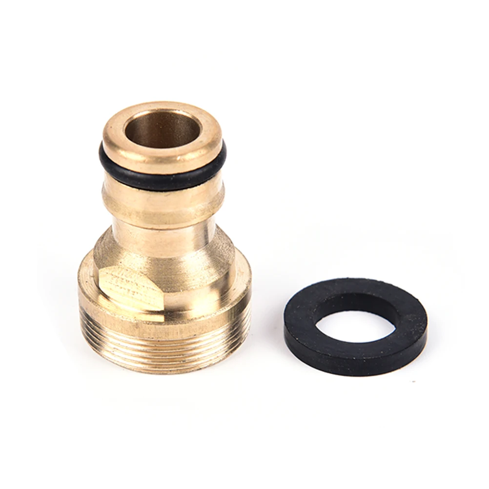 1PCS Pure Brass Faucets Standard Connector Washing Machine Gun Quick