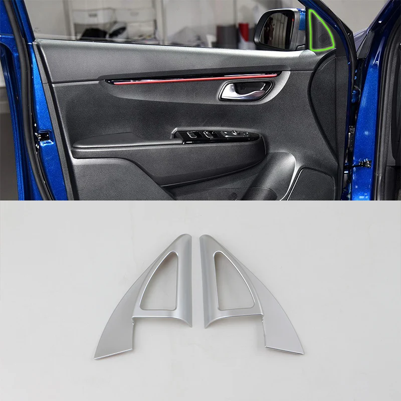 

Car Accessories ABS Interior Front A Pillar Triangle Cover Trim For Kia K2/Rio 2017 Car Styling