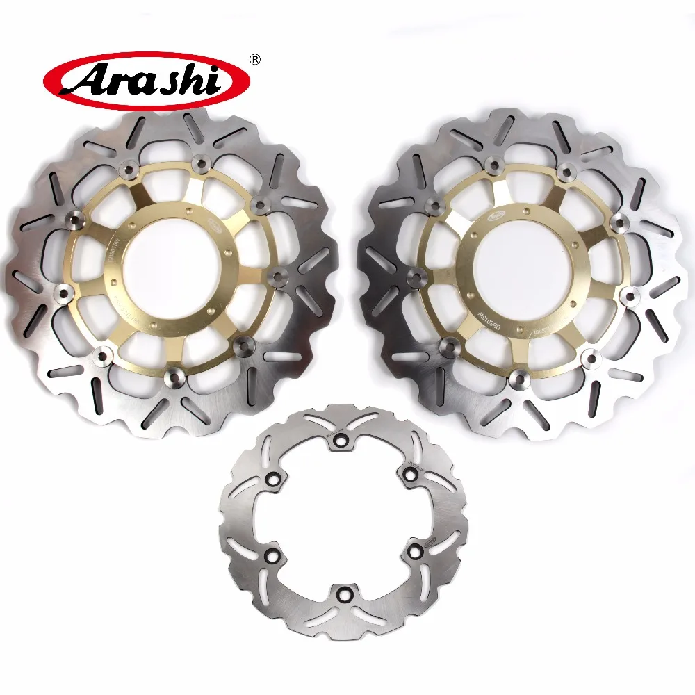 

Arashi 1 Set For HONDA CB 1284 1300 2003-2008 CNC Front Rear Brake Disks Disc Rotors CB 1284 2003 2004 2005 2006 2007 2008