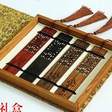 Новое высококачественное, креативное традиционные деревянные закладки комплект подарок Классический китайский стиль литература искусство древних Стиль 4 шт./компл