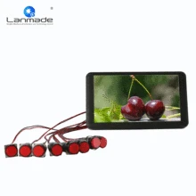 7-дюймовый пластиковый чехол с боковым разъемом для карты памяти наружной кнопкой ЖК-дисплей xxx видео цифровая фоторамка рекламы дисплей ЖК-дисплей