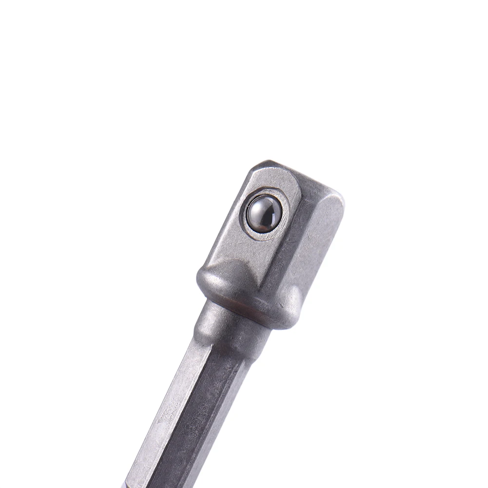 PW TOOLS 3Pcs/Set Chrome Vanadium Steel Socket Adapter Hex Shank Extension Drill Bits Bar Hex Bit Set 1/4