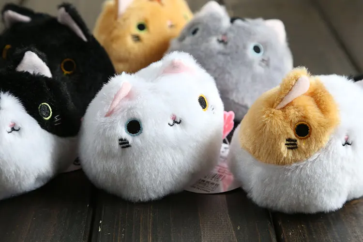 6 шт./партия peluche милые плюшевые игрушки мультфильм суши Кот/Kutusita Nyanko кошка косплей мини плюшевые куклы