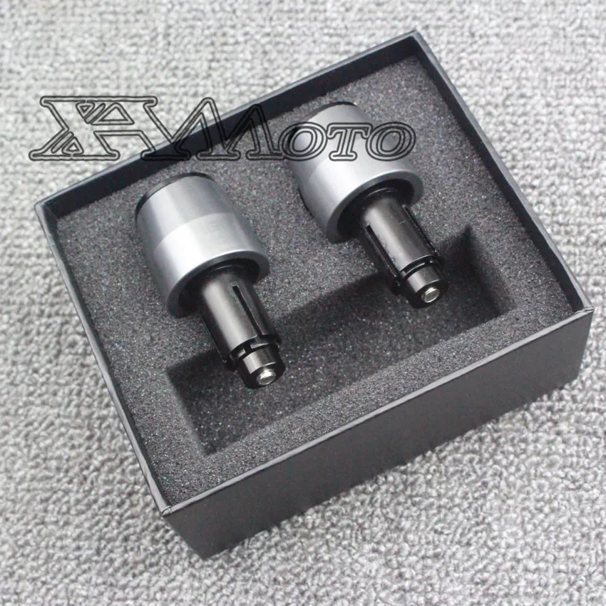 Pair CNC Billet Motorcycle Handlebar Grips Bar Ends Slider Protaper For Suzuki Bandit 600 Yamaha TMAX Honda CBRCRF Pit Bike