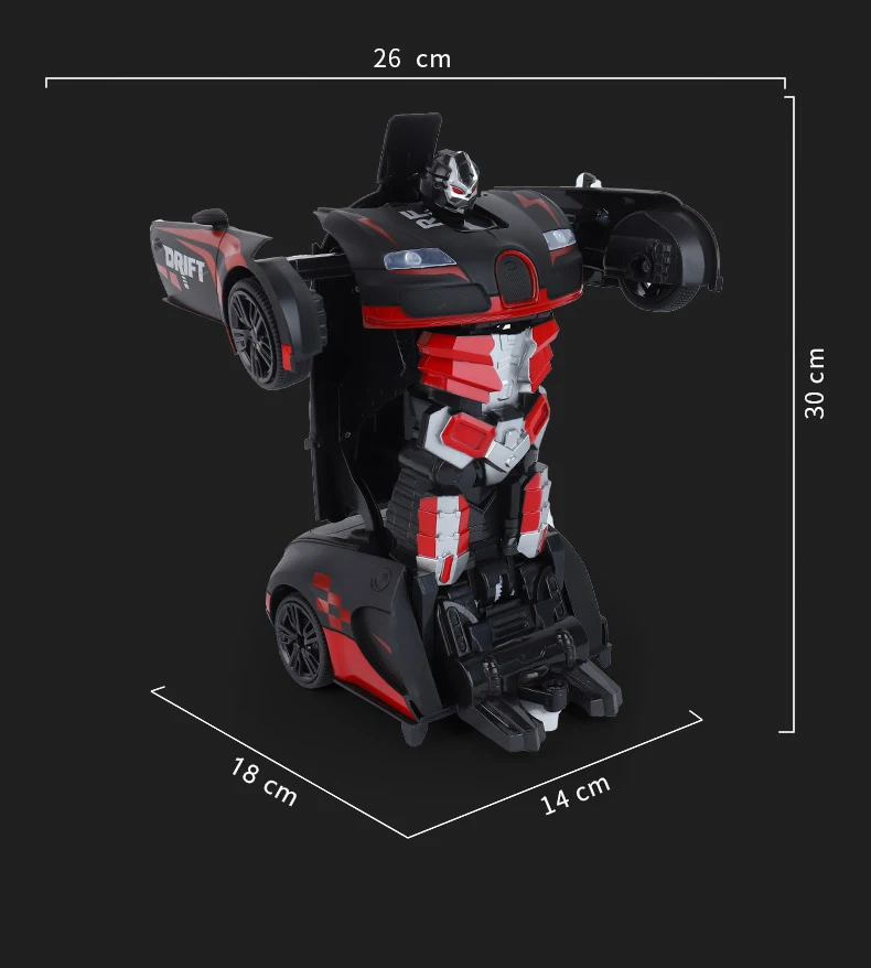 Новые игрушки 1/12 радиоуправляемые машины с светильник и музыкой Матовый Стиль датчик жестов rc автомобиль Трансформация Робот автомобиль