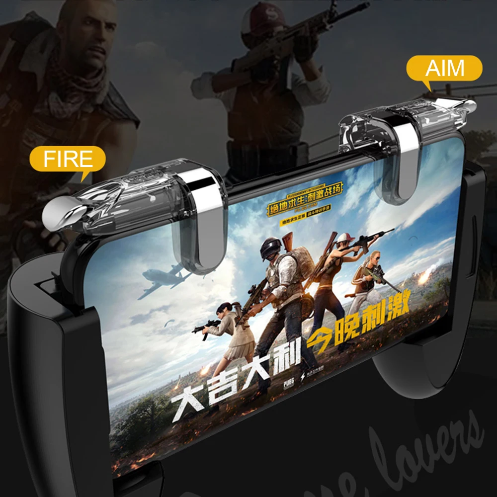 

For PUBG Controller Gamepad Joystick Game pad Trigger L1R1 Mobile Phone Fire Button Aim for iphone Android Xiaomi For