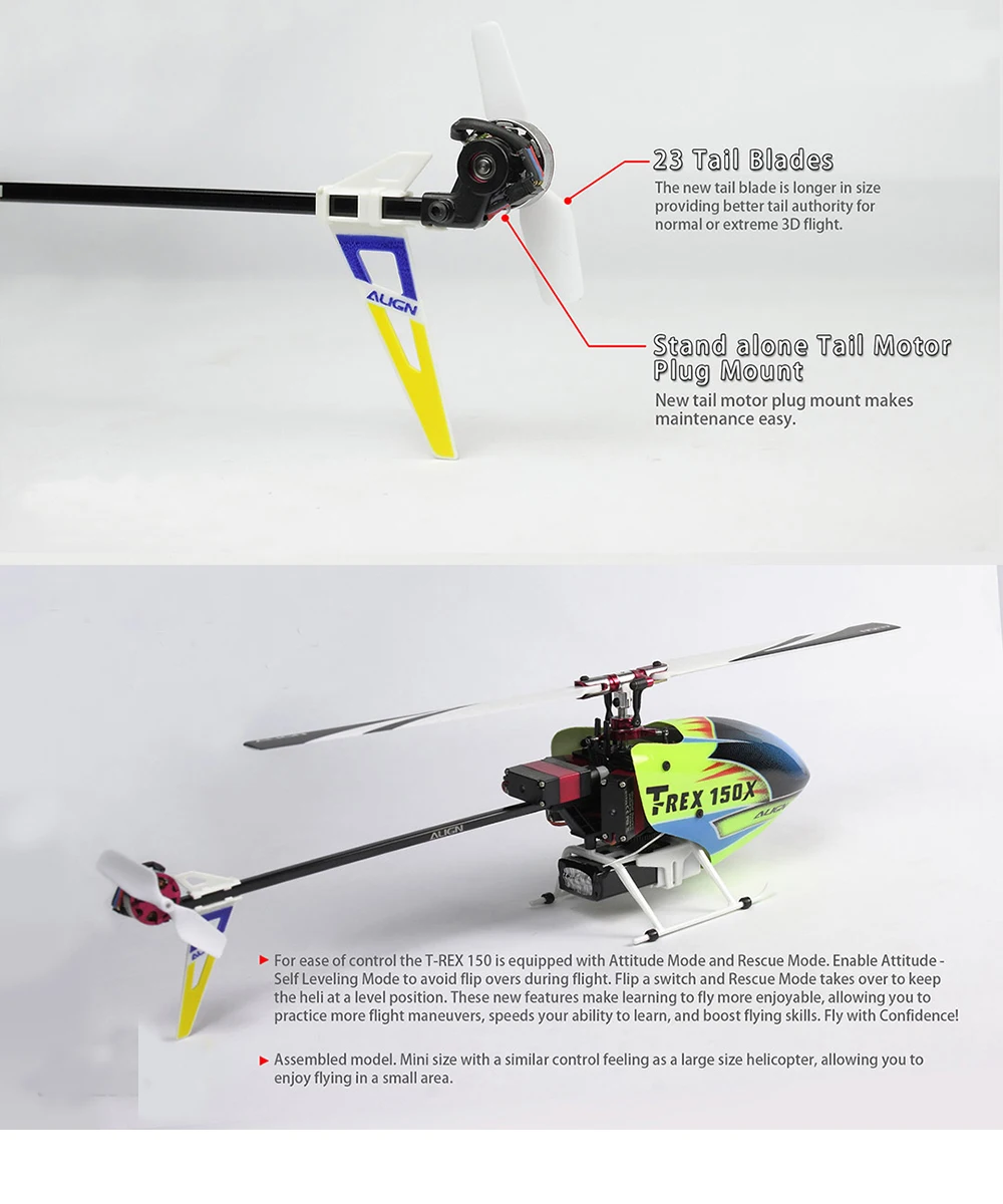 ALIGN T-REX 150X TA 2,4G 6CH супер комбо 3D Мини вертолет с передатчиком A10 RTF