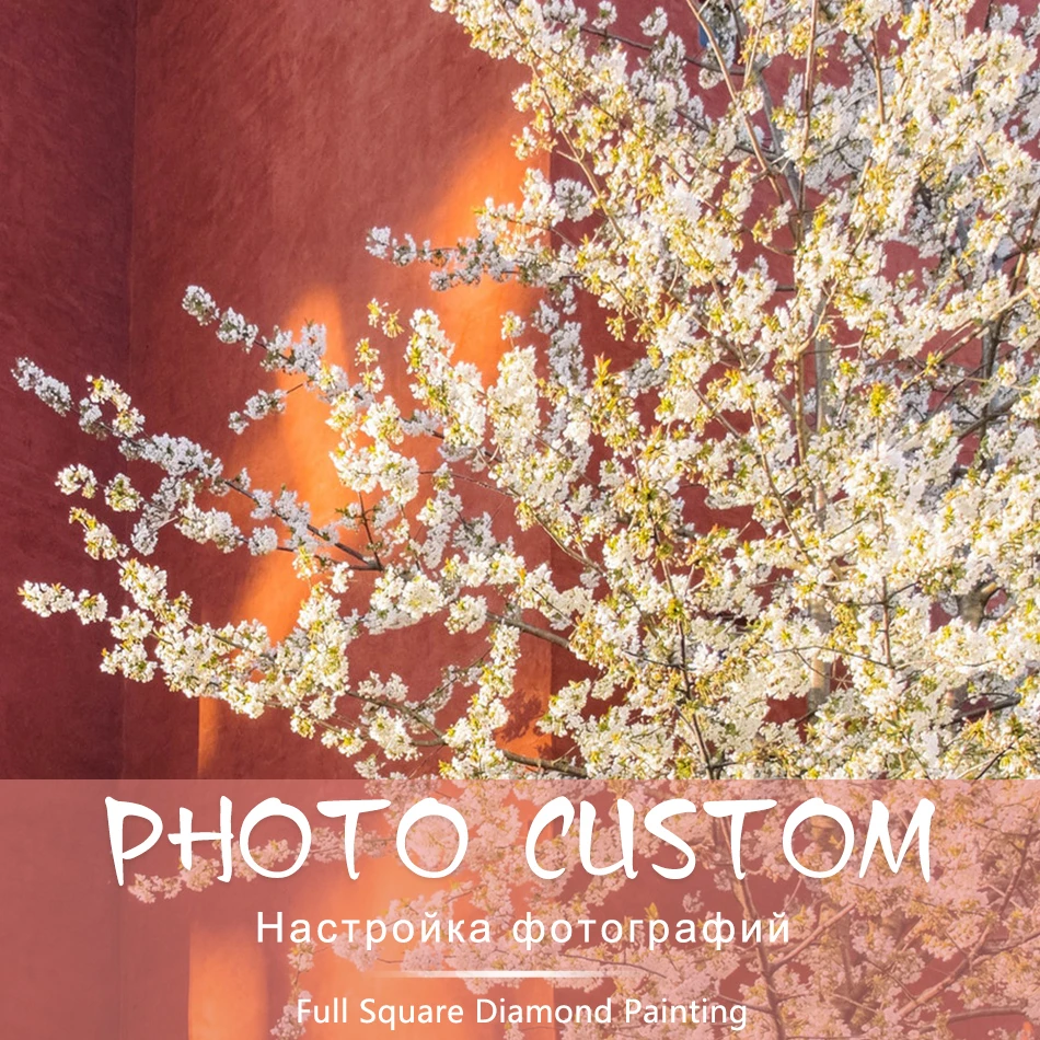 

SaShiKo Flowers Photo Custom Diamond Painting Full Square Picture of Rhinestone DIY Diamond Mosaic Diamond Embroidery Sale