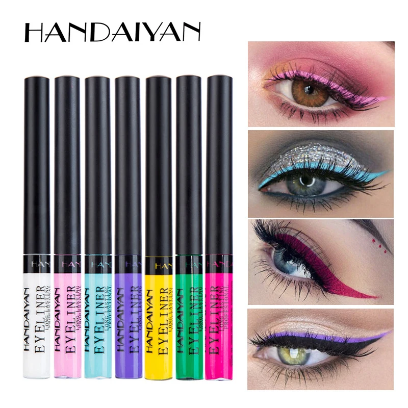 HANDAIYAN Matte Liquid 12 Colors Eyeliner Waterproof Professional