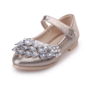 

Rhinestone Girls Princess Shoes Girls Dance Shoes Party PU Leather Shoes