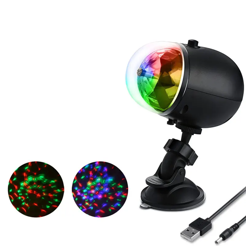 Этап эффект освещения светодио дный лазерный проектор RGB Дискотека Сценический Эффект света с зажимом USB Перезаряжаемые этап лампы