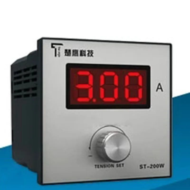 

ST-200W Tension Controller, 0-3A Manual Digital Display Tension Meter, Magnetic Particle Controller