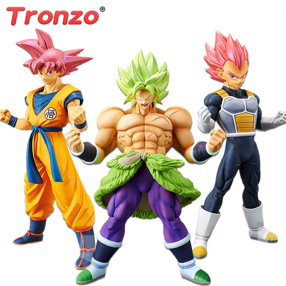 Tronzo Banpresto экшн фигурка Dragon Ball Супер Broly полная мощность Гоку Вегета красные волосы ПВХ фигурка модель игрушки в ассортименте