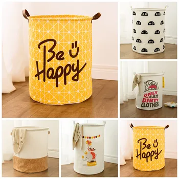 

Cartoon Foldable Pop Up Washing Laundry Basket Bag Hamper Mesh Storage Creative cartoon collapsible hamper laundry basket