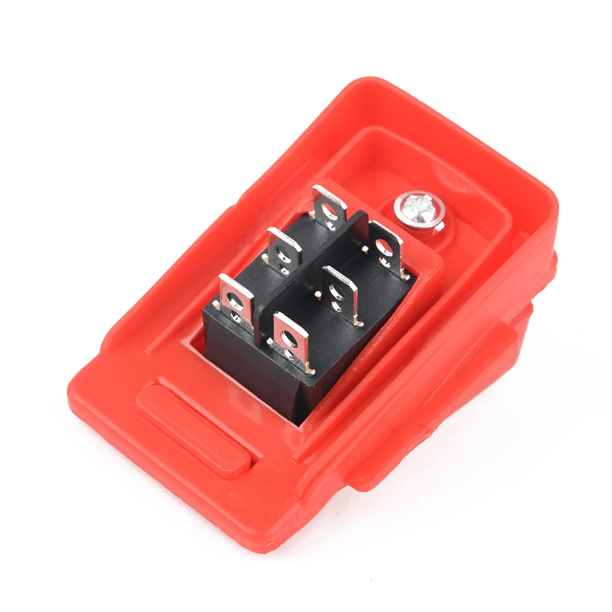 1pc 6V/12V Toy Car Foot Pedal Reset-Control Switch Red/Black Plastic Foot Pedal  Replacement for Kids Ride On Toy Car Tool Parts