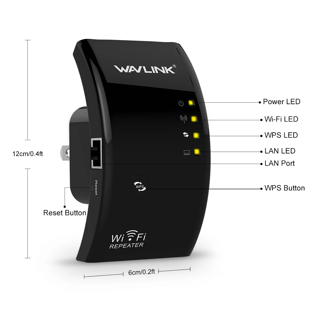 Wavlink Мини Высокая мощность беспроводной расширитель Wi Fi ретранслятор усилитель