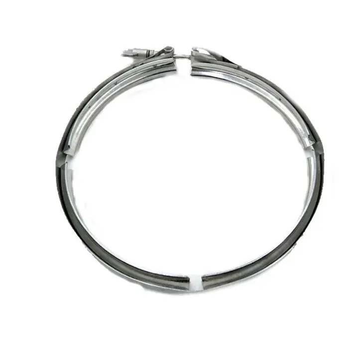 304 двойной зажим для шланга из нержавеющей стали V shaped groove hoop card с быстрой
