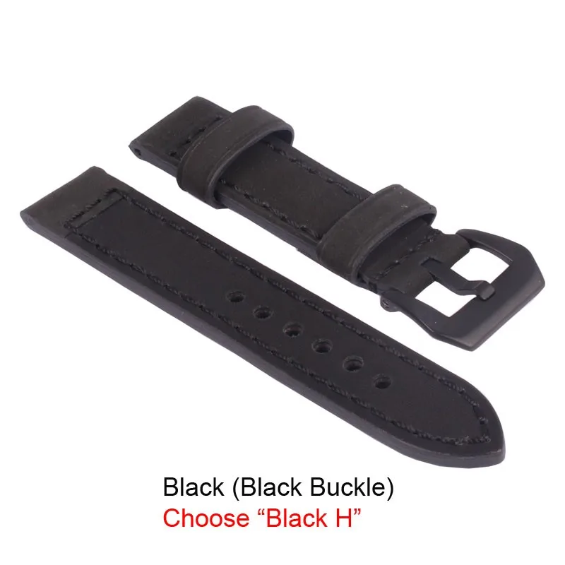 ZLLB08H_D2_Leather_Watchband_Black_Black Buckle