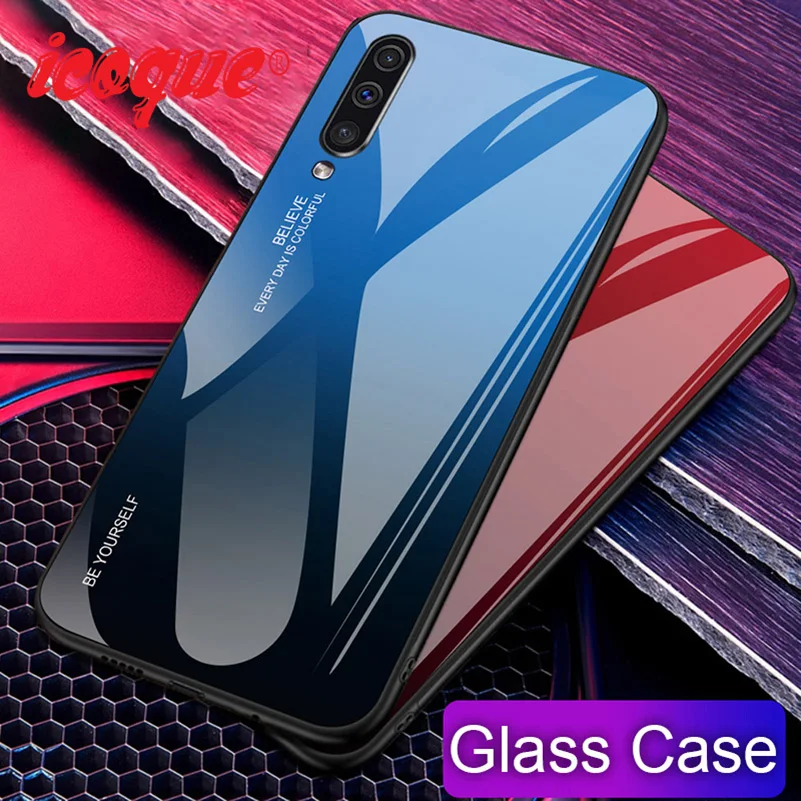 Роскошный стеклянный чехол для Samsung Galaxy A51 A71 5G A01 A11 A31 A41 M11 M30s A50 A70 S8 S9 S10 Lite S20 Plus Ultra