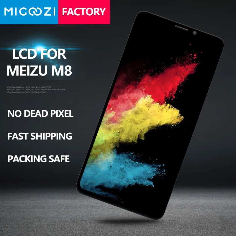 

Screen for Meizu M8 LCD / Display / Screen Digitizer Replacement for Meizu M8 Screen M8 Lite Display