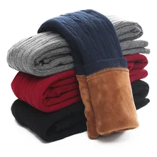 Леггинсы для девочек; теплые леггинсы для девочек; зимние плотные теплые штаны с эластичной резинкой на талии; хлопковые детские брюки; Детские теплые леггинсы